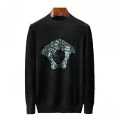 collection young versace sweatershirt pulls medusa center black
